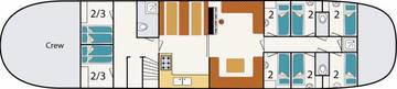 Deck plan: Aagtje