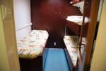Three-berth cabin with a bunk bed on the Aldebaran
