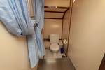 Toilet and shower aboard the Allure