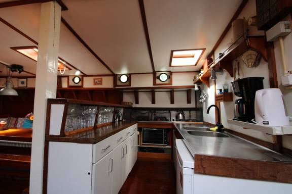 Galley and saloon of the Anna Trijntje