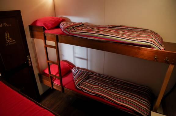 Bunk bed in a cabin of the Avondrood