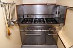 Large gas cooker in the galley of the Summertime