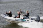 Guests riding in the RIB of the Summertime