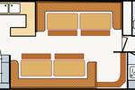 Deck plan of the Broedertrouw