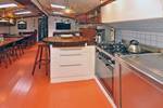 Galley of the Chateauroux with a cooker and worktop