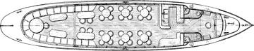 Deck plan: Dame van Amstel