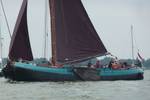 Dankbaarheid under sail with guests on deck