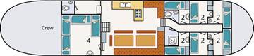 Deck plan: Eendracht