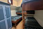 Cabin with bunk beds aboard the Engelburg