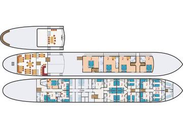 Deck plan: Leafde Fan Fryslan