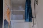 Shower cubicle aboard the Medusa