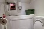 Toilet and washbasin aboard the Medusa