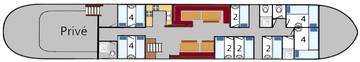 Deck plan: Meridiaan