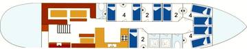 Deck plan: Nieuwe Maen
