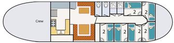 Deck plan: Pelikaan