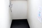 Toilet and shower aboard the Rival