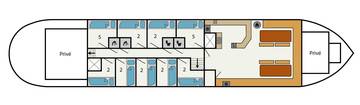 Deck plan: Spartivento
