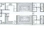 Deck plan of the tjalk Spes Mea