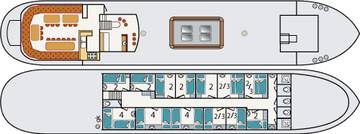 Deck plan: Store Baelt