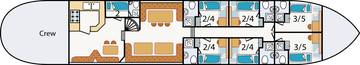 Deck plan: Sybaris