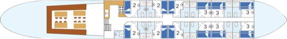 Deck plan of the Tsjerk Hiddes