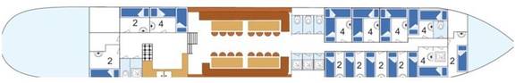 Deck plan of the Utopia