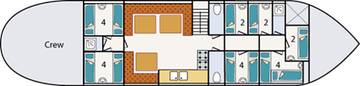 Deck plan: Vriendentrouw
