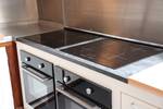 Hobs and ovens in the galley of the Vrijheid