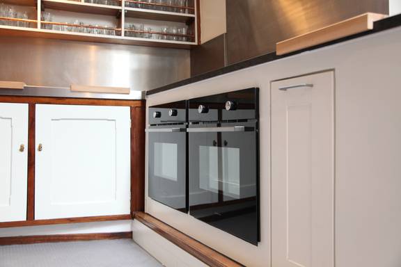 Two ovens in the galley of the Vrijheid