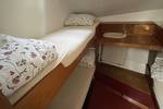 Bunk bed in a cabin of the Waterman