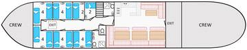 Deck plan: Waterman