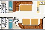 Deck plan of the Gulden Belofte