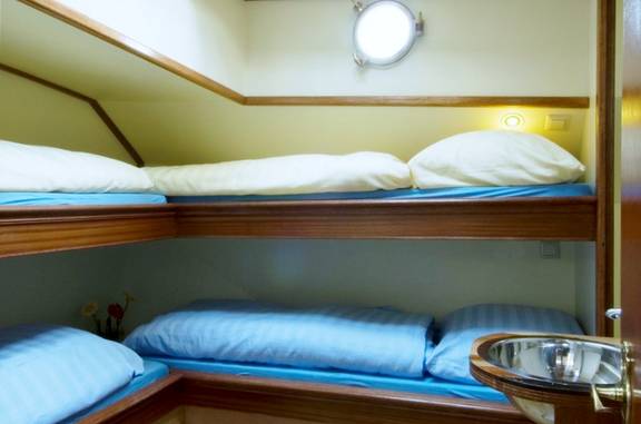 Bunk beds in a cabin of the Gulden Belofte