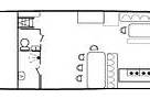 Deck plan of the tjalk Vrouwe Jitske
