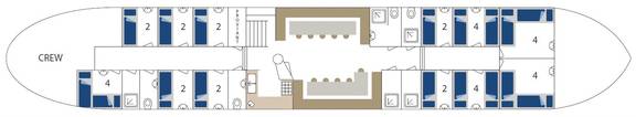 Deck plan of the Ambiance