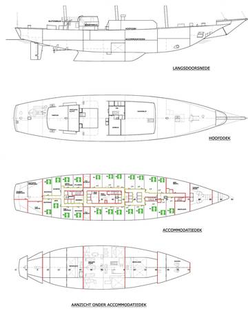 Deck plan: Eendracht (Schoener)